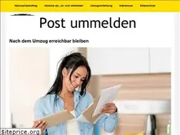 Sites similar to post-ummelden.de