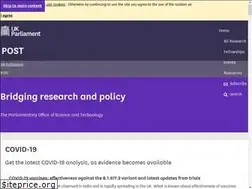 Sites similar to post.parliament.uk