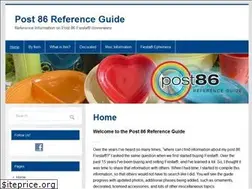 Sites similar to post86referenceguide.com
