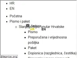 Sites similar to posta.hr