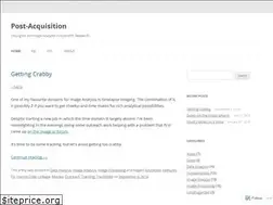 Sites similar to postacquisition.wordpress.com