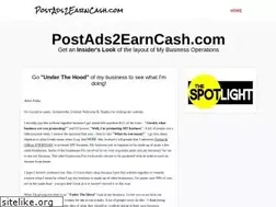 Sites similar to postads2earncash.com