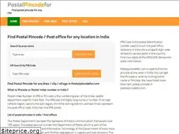 Sites similar to postalpincodefor.com
