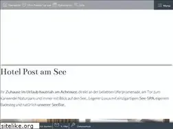 Sites similar to postamsee.at