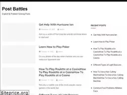 Sites similar to postbattles.com