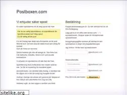 Sites similar to postboxen.com