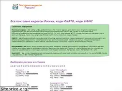 Sites similar to postcod.ru