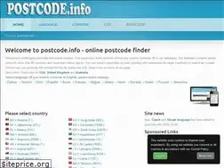 Sites similar to postcode.info