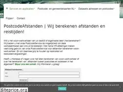 Sites similar to postcodeafstanden.nl