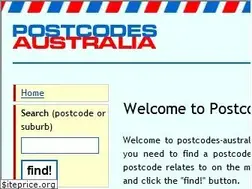 Sites similar to postcodes-australia.com