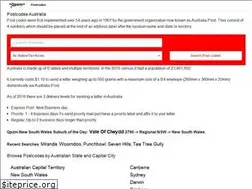 Sites similar to postcodez.com.au