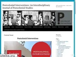 Sites similar to postcolonialinterventions.com