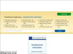 Sites similar to postdoctorals.com