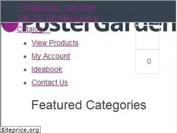 Sites similar to postergarden.com