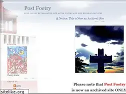 Sites similar to postfoetry.com
