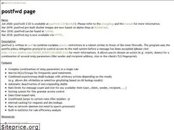 Sites similar to postfwd.org