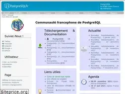 Sites similar to postgresqlfr.org