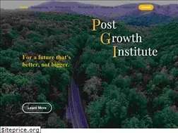 Sites similar to postgrowth.org