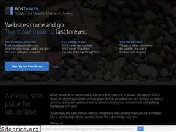 Sites similar to posthaven.com