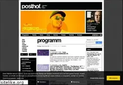Sites similar to posthof.at