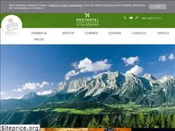 Sites similar to posthotel-schladming.at