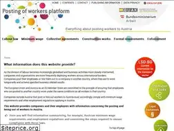 Sites similar to postingofworkers.at