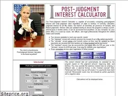 Sites similar to postjudgmentinterest.com