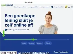 Sites similar to postkrediet.nl
