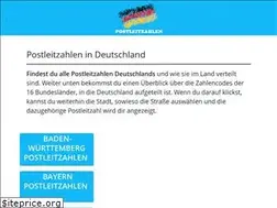 Sites similar to postleitzahlvon.de