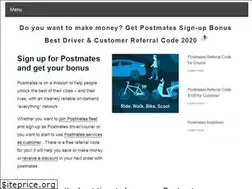 Sites similar to postmatesbonus.com