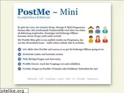 Sites similar to postme.de