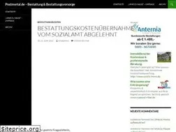 Sites similar to postmortal.de