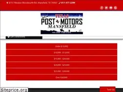 Sites similar to postmotorsmansfield.com
