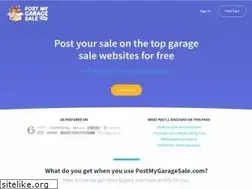 Sites similar to postmygaragesale.com