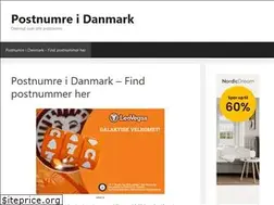 Sites similar to postnumre.dk