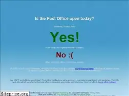 Sites similar to postofficeopen.com