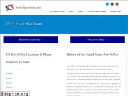 Sites similar to postofficeshours.com