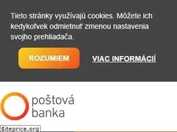 Sites similar to postovabanka.sk