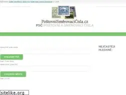 Sites similar to postovnismerovacicisla.cz