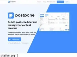Sites similar to postpone.app