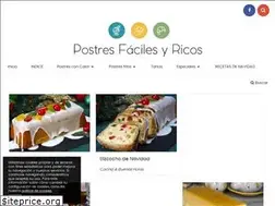 Sites similar to postresfacilesyricos.com