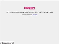 Sites similar to postscript.com.au