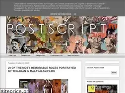 Sites similar to postscriptmalayalam.blogspot.com