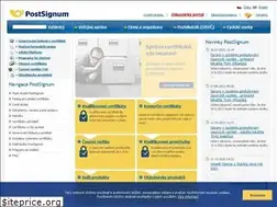 Sites similar to postsignum.cz