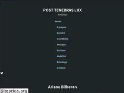 Sites similar to posttenebraslux.blog