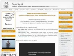 Sites similar to posunky.sk
