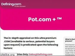 Sites similar to pot.com