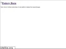 Sites similar to potterybarnme.com