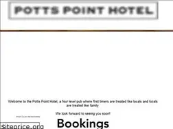 Sites similar to pottspointhotel.com.au