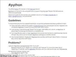 Sites similar to pound-python.org